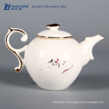 Billige Porzellan niedliche Teekanne Set Teetassen und Wasserkocher Keramik Teekessel zum Verkauf